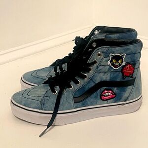 Denim Vans Men 6.5/Women 8